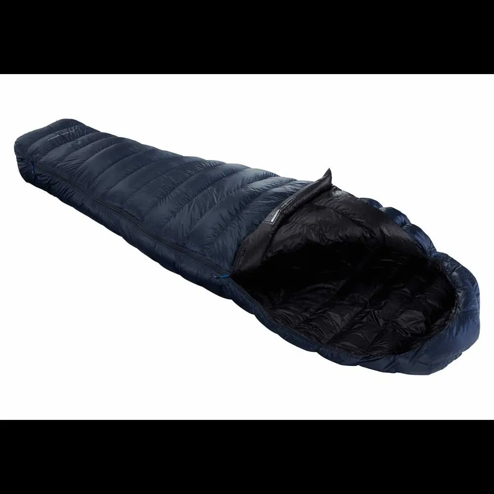 Nordisk Passion Three Sovsäck, Mood indigo / black, Left Zipper