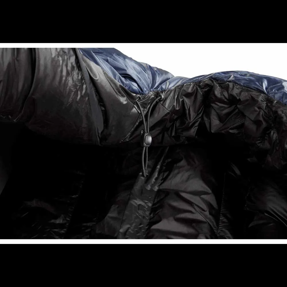 Nordisk Passion Three Sovsäck, Mood indigo / black, Left Zipper