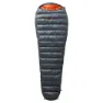 Nordisk Phantom 440 Sovsäck, Smoked pearl / orange, Left Zipper
