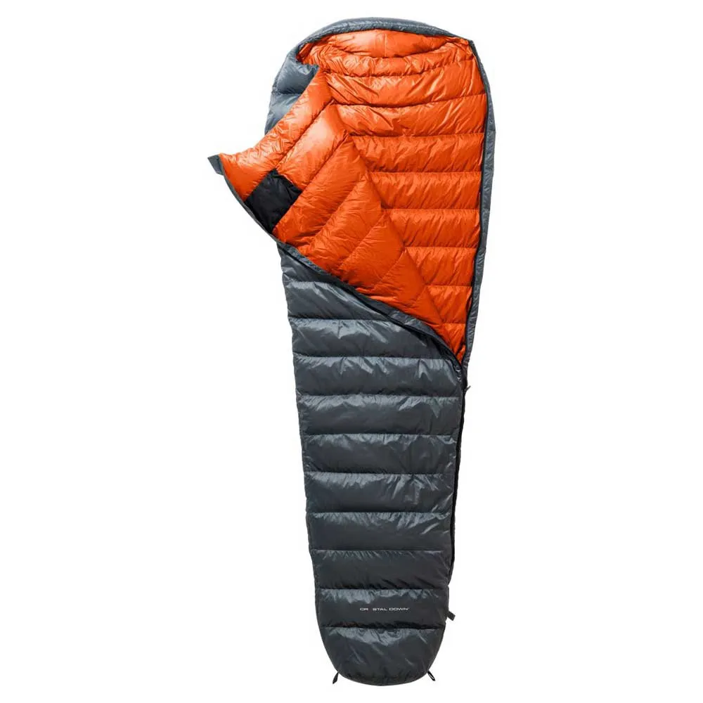 Nordisk Phantom 440 Sovsäck, Smoked pearl / orange, Left Zipper