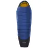 Nordisk Puk -10ºc Sovsäck, True navy / mustard yellow / black, Left Zipper
