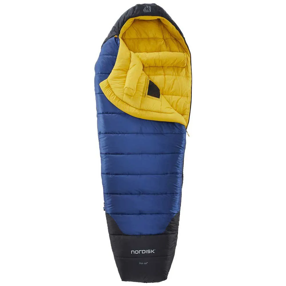 Nordisk Puk -10ºc Sovsäck, True navy / mustard yellow / black, Left Zipper Nordisk Puk -10ºc Sovsäck, True navy / mustard yellow / black, Left Zipper