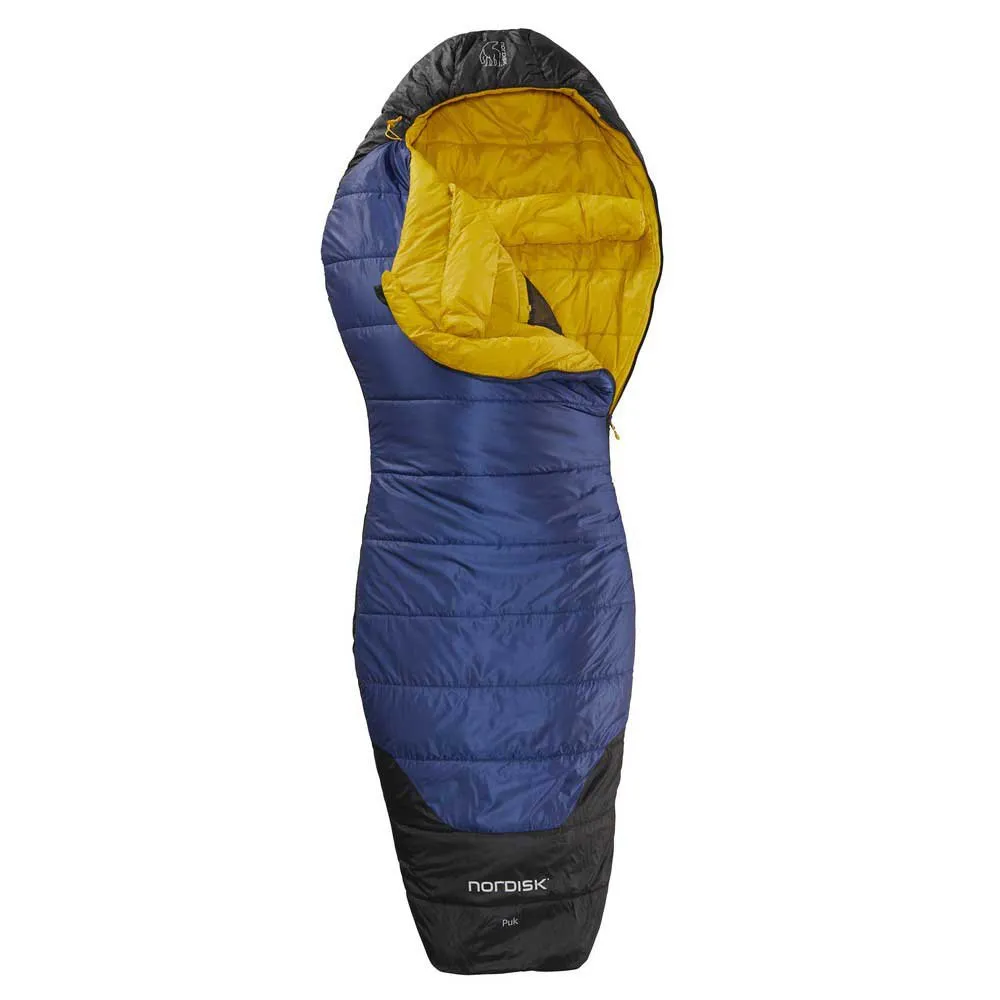 Nordisk Puk -2ºc Sovsäck, True navy / mustard yellow / black, Left Zipper Nordisk Puk -2ºc Sovsäck, True navy / mustard yellow / black, Left Zipper
