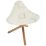 Nordisk Rebild Wooden 3 Pall, Wood / cotton, One Size