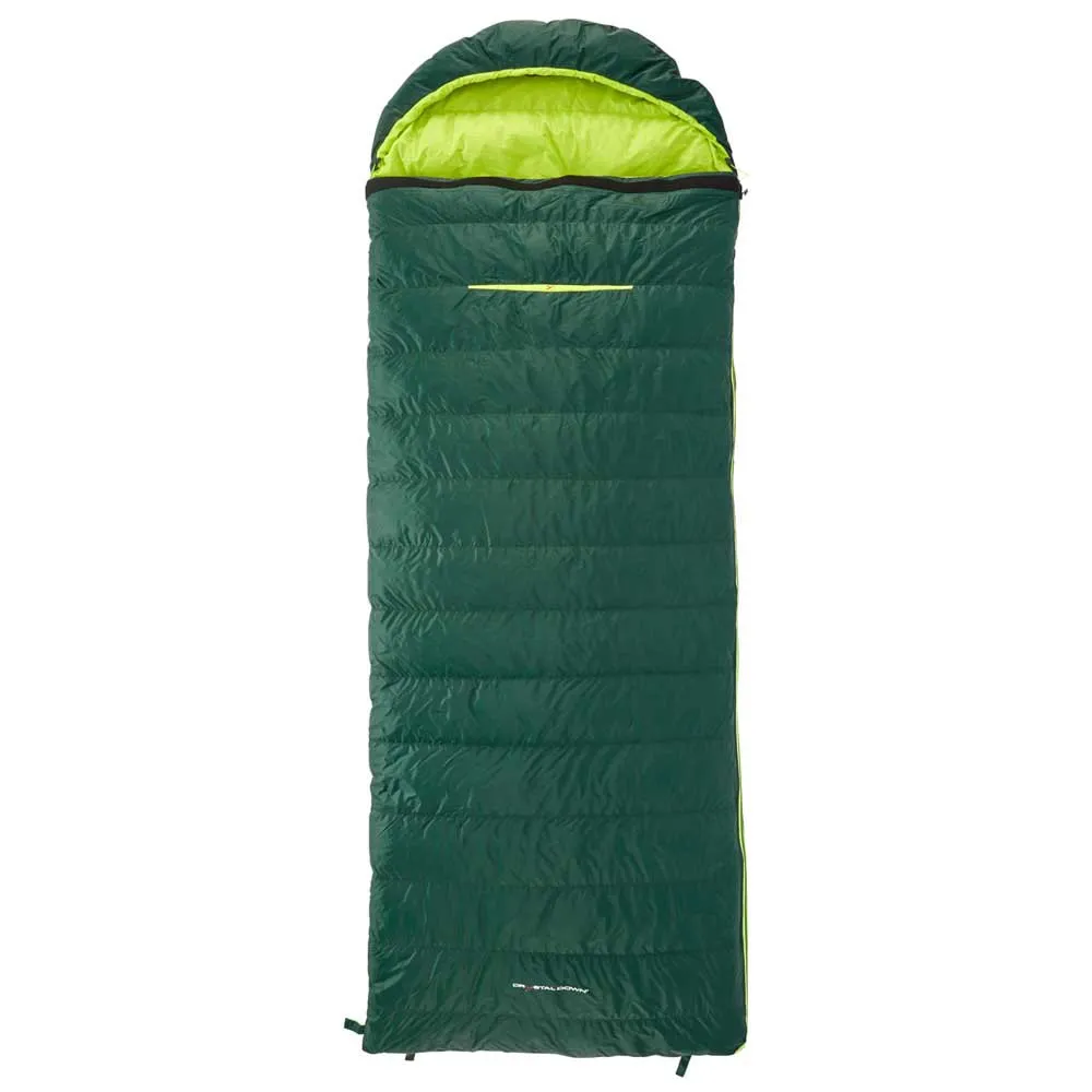 Nordisk Tension Brick 400 Sovsäck, Scarab / lime, Left Zipper