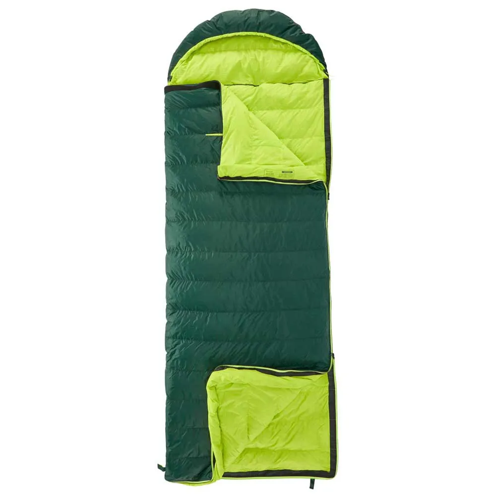 Nordisk Tension Brick 400 Sovsäck, Scarab / lime, Left Zipper