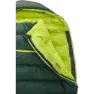 Nordisk Tension Comfort 800 Sovsäck, Scarab / lime, Left Zipper