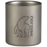 Nordisk Titan Mugg Med Dubbelvägg 220ml, Grey, One Size