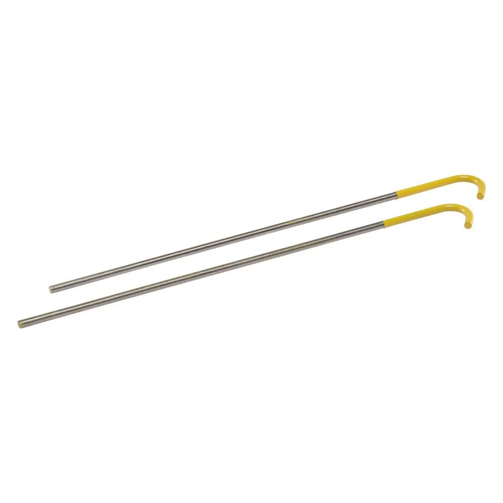 Nordisk Titanium Tooth Tältpinne 6 Enheter, Silver / yellow, One Size
