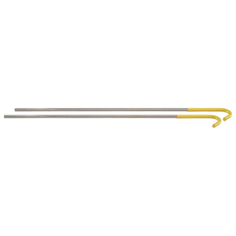 Nordisk Titanium Tooth Tältpinne 6 Enheter, Silver / yellow, One Size