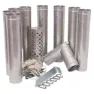 Nordisk Torden Skorstenssats, Silver, One Size
