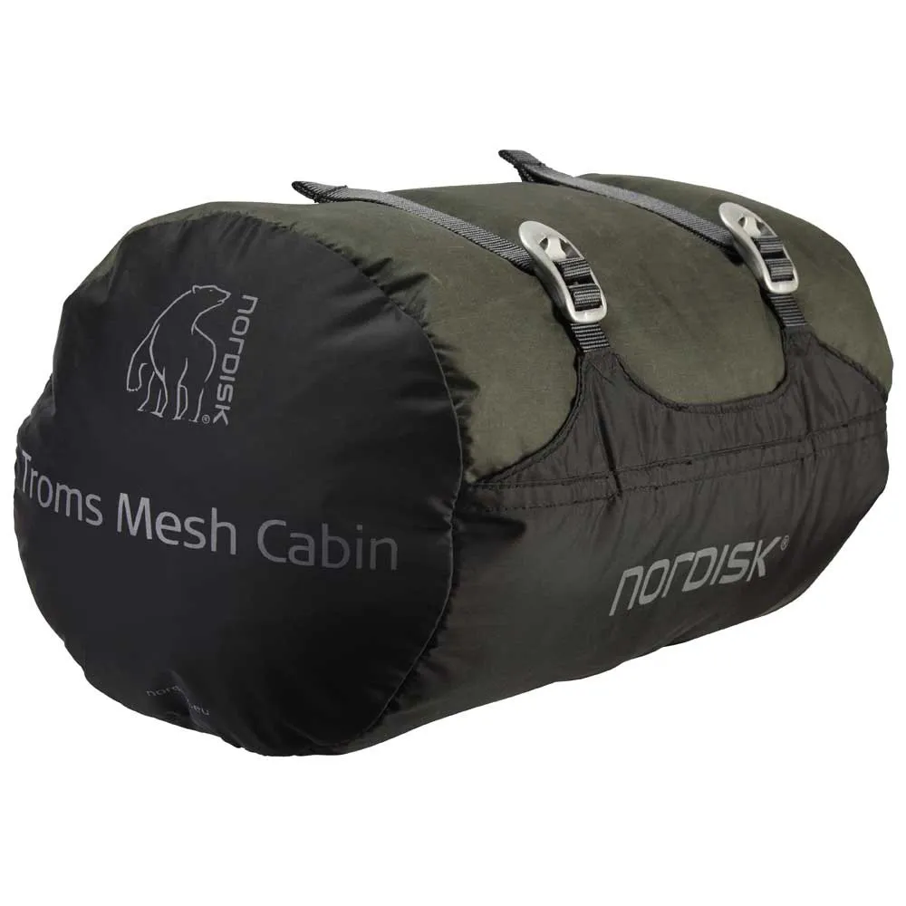 Nordisk Troms Tech Cabin Förtält, Dark moss / black, One Size