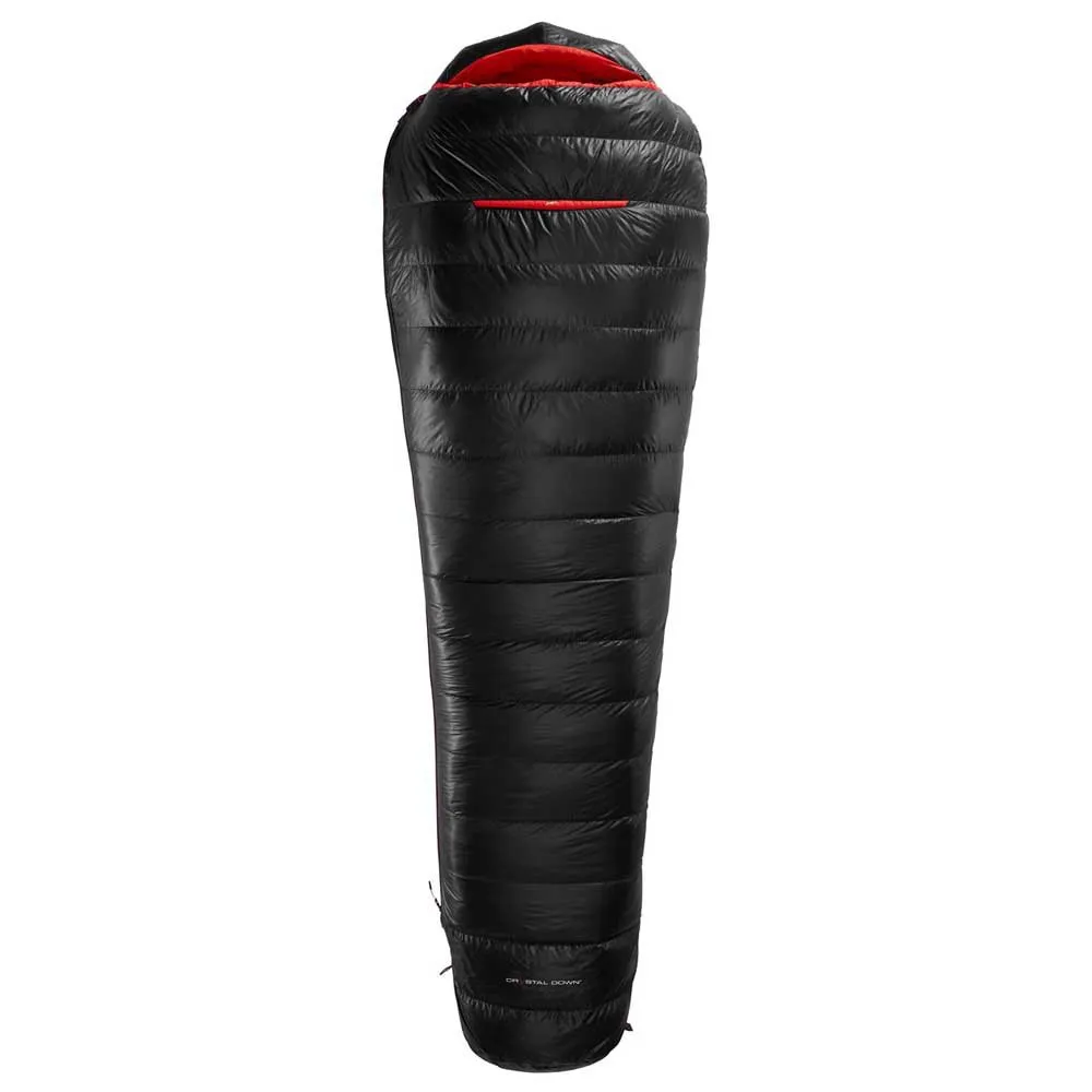 Nordisk Vib 400 Sovsäck, Black / fiery red, Left Zipper
