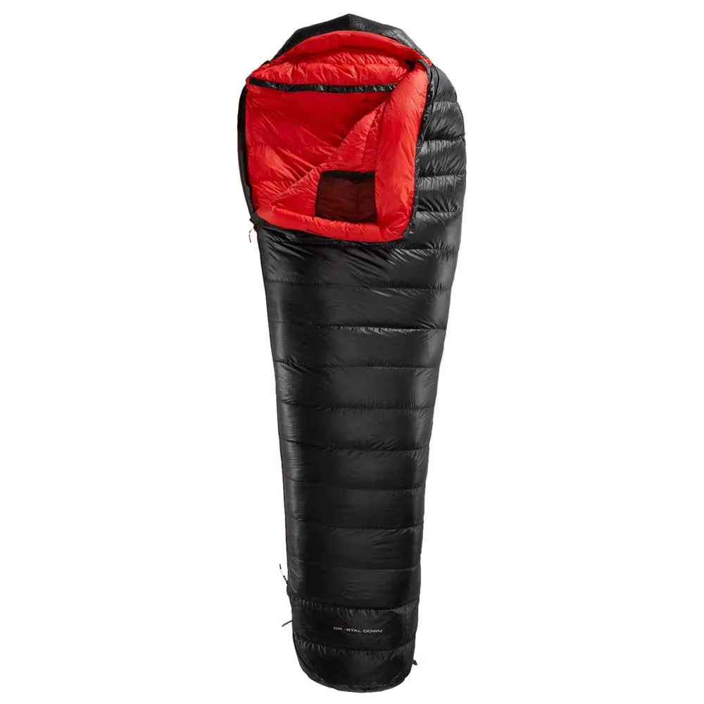 Nordisk Vib 400 Sovsäck, Black / fiery red, Left Zipper