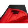 Nordisk Vib 400 Sovsäck, Black / fiery red, Left Zipper