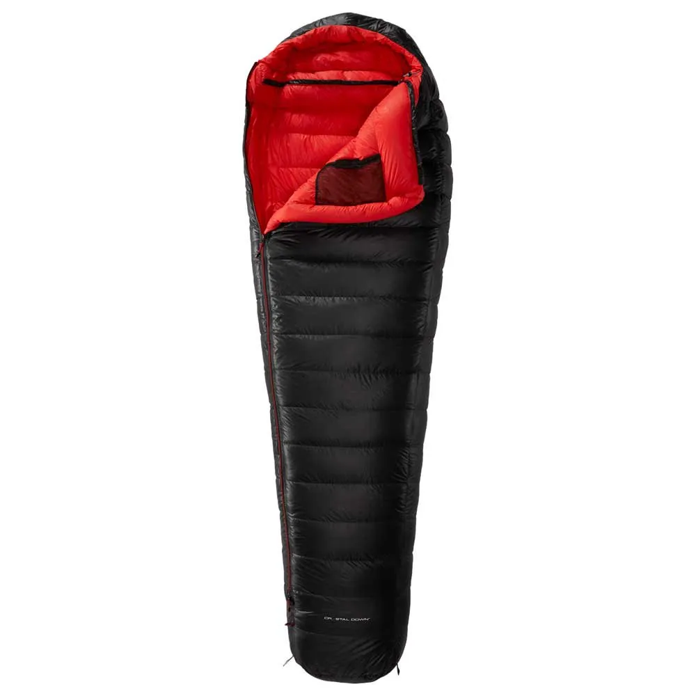 Nordisk Vib 600 Sovsäck, Black / fiery red, Left Zipper