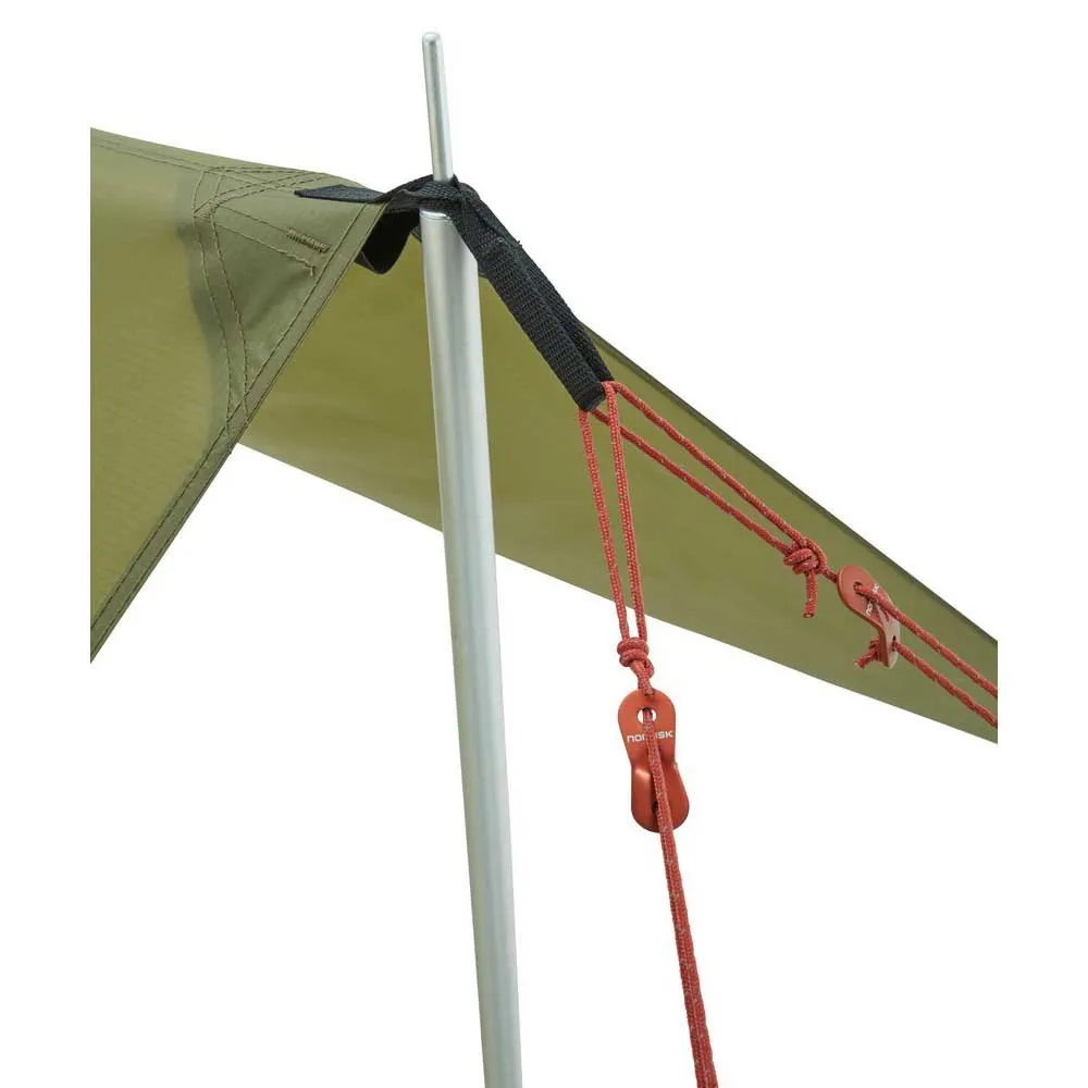 Nordisk Voss 14 Pu Tarp Presenning, Dark olive, 320 x 430cm Nordisk Voss 14 Pu Tarp Presenning, Dark olive, 320 x 430cm