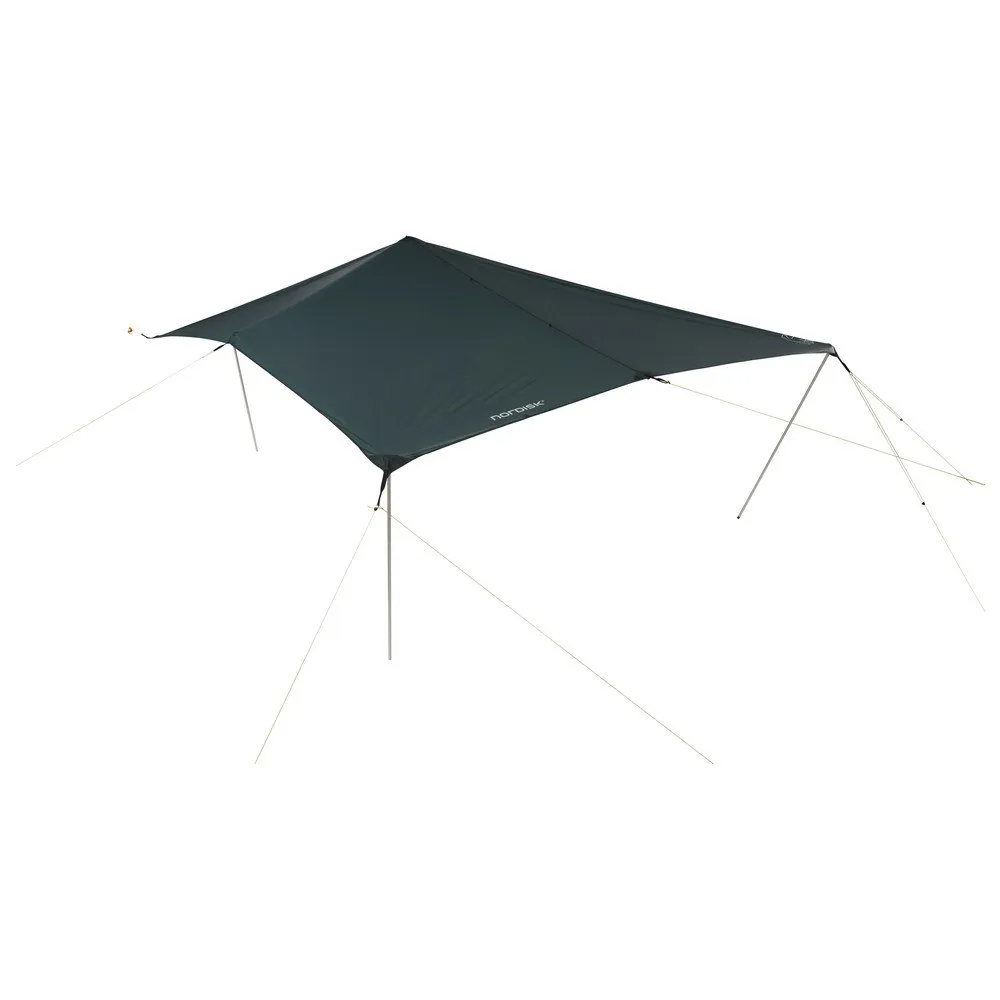Nordisk Voss 14 Si Tarp Presenning, Forest green, One Size