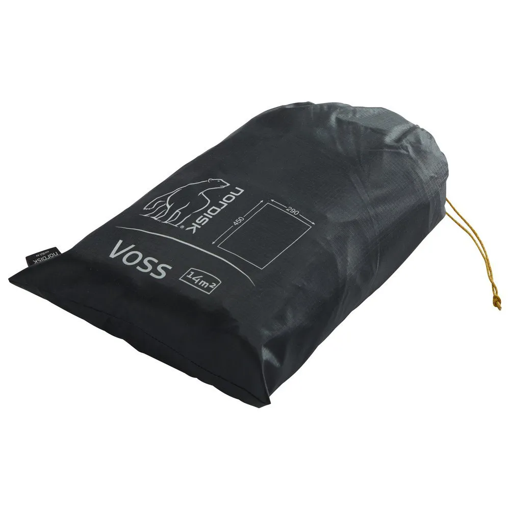 Nordisk Voss 14 Si Tarp Presenning, Forest green, One Size