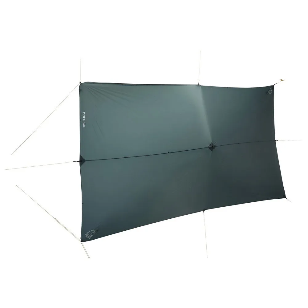 Nordisk Voss 14 Si Tarp Presenning, Forest green, One Size