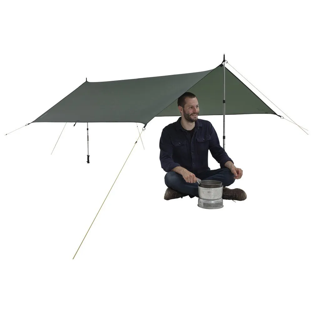 Nordisk Voss 5 Ulw Tarp Presenning, Forest green, One Size