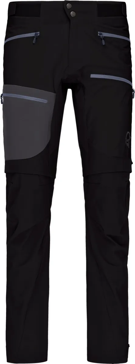 Norrøna Men's Trollveggen Flex1 Zip-Off Pants, Caviar