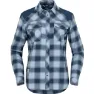 Norrøna Svalbard Flannel Shirt Ws, Blue fog/indigo night