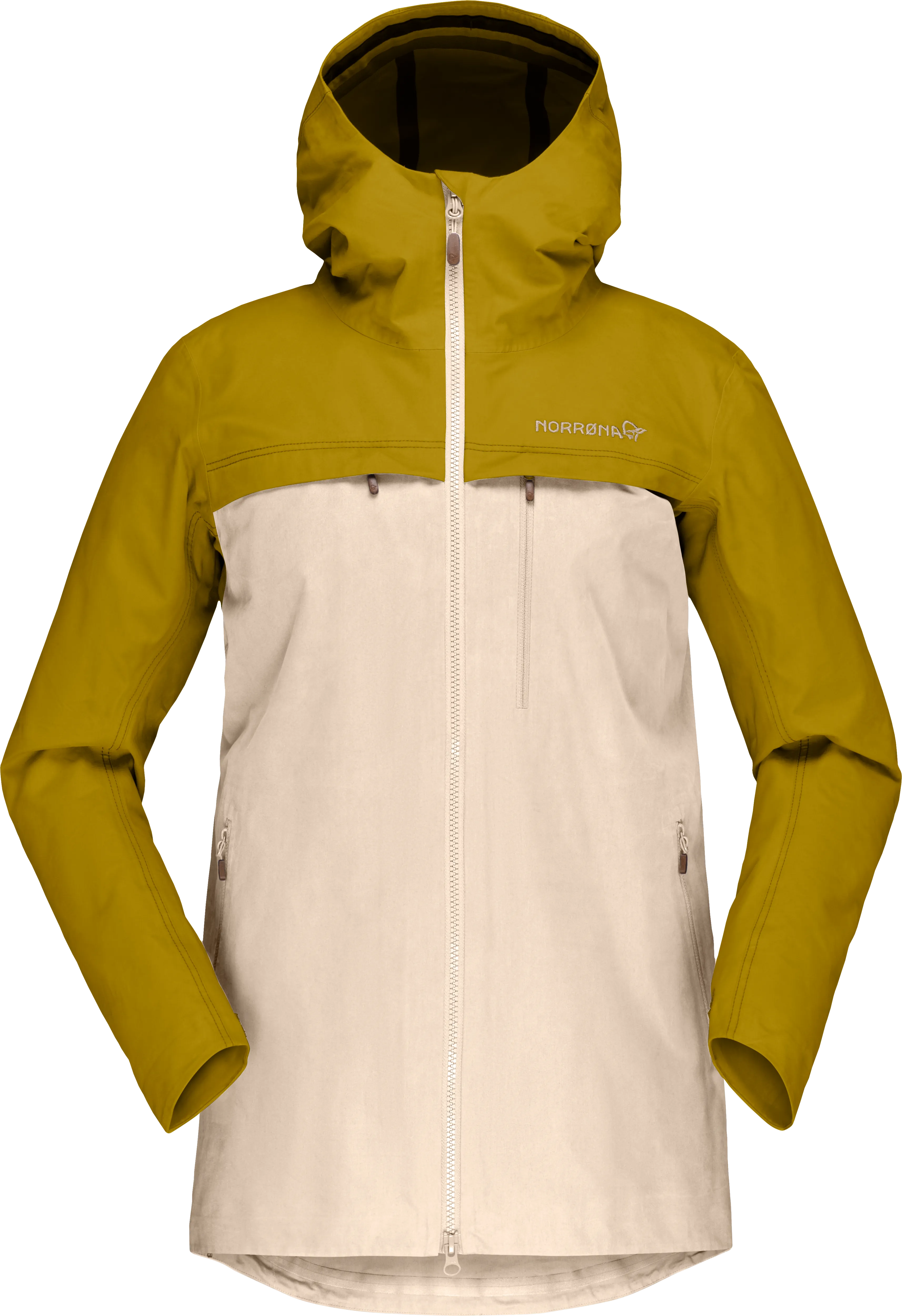 Norrøna Women's Svalbard Cotton Jacket, Golden palm/ecru Norrøna Women's Svalbard Cotton Jacket, Golden palm/ecru