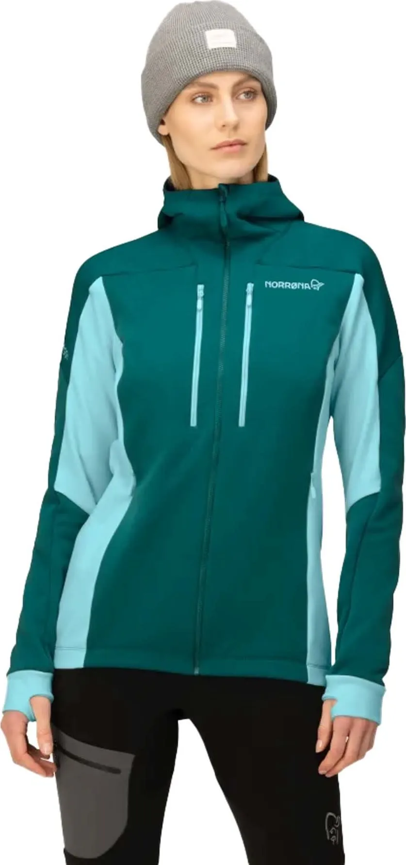 Norrøna Women's Trollveggen Powerstretch Pro Zip Hood Norrøna Women's Trollveggen Powerstretch Pro Zip Hood