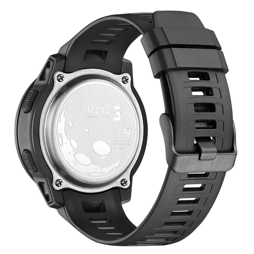 North Edge Mars 3 Wr Klocka, Black North Edge Mars 3 Wr Klocka, Black