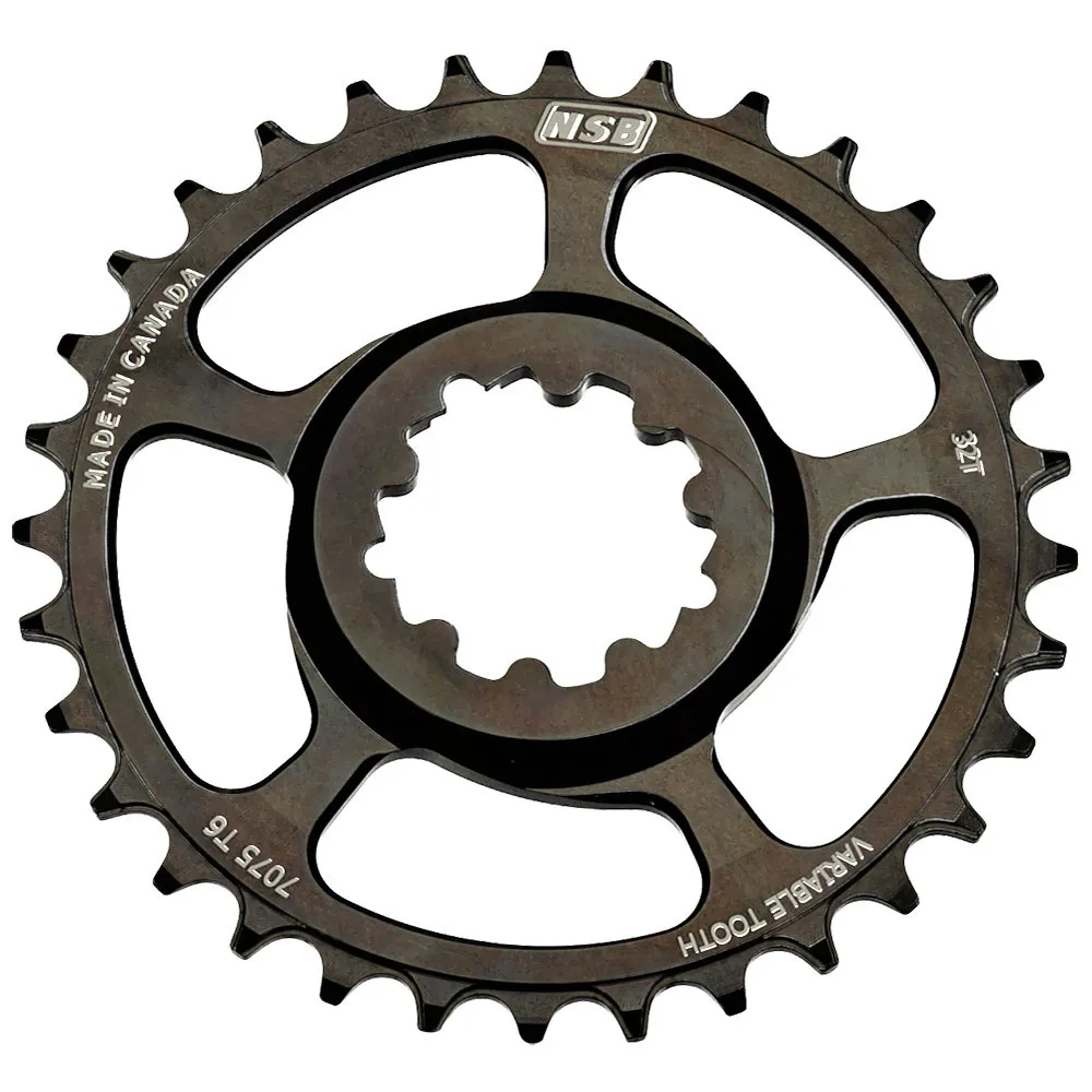 NORTH SHORE BILLET Gxp Kedjehjul, Black, 32t