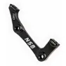 NORTH SHORE BILLET Pm-is 180 Mm Adapter För Bakre Skivbromsok Till Cykel, Black, One Size