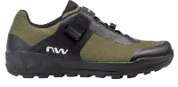 Northwave Escape EVO 2 Flats Sko, Forest Green/Svart Northwave Escape EVO 2 Flats Sko, Forest Green/Svart