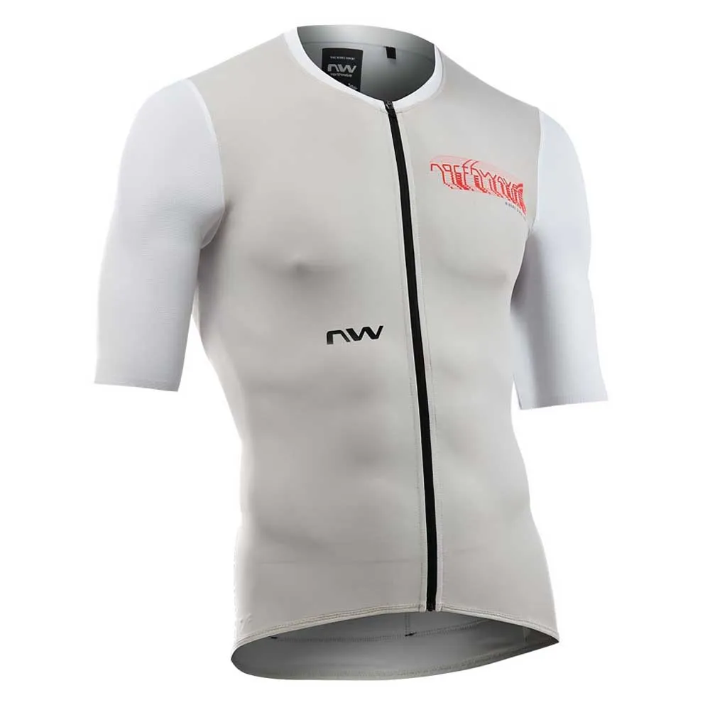 Northwave Essence Evo Korta ärmar Cykeltröja Refurbished, Light grey / white, XS