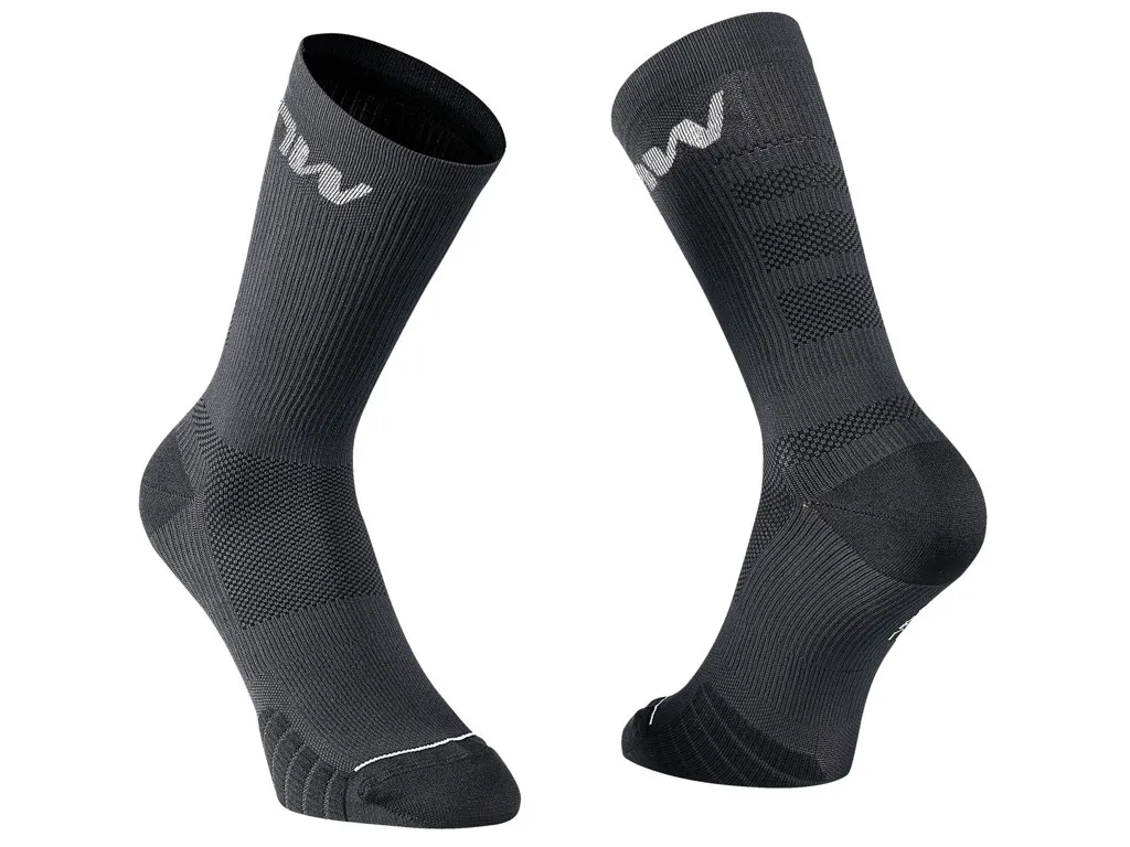 Northwave Extreme PRO cykelstrumpor svart/grå unisex, Grå/Svart