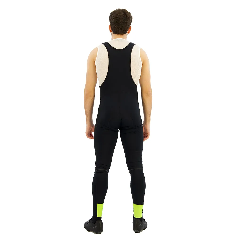 Northwave Fast Polar Cykelbyxor, Black / fluor yellow