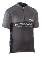 Northwave Force EVO Junior Kortärmad Cykeltröja i Svart/Grå