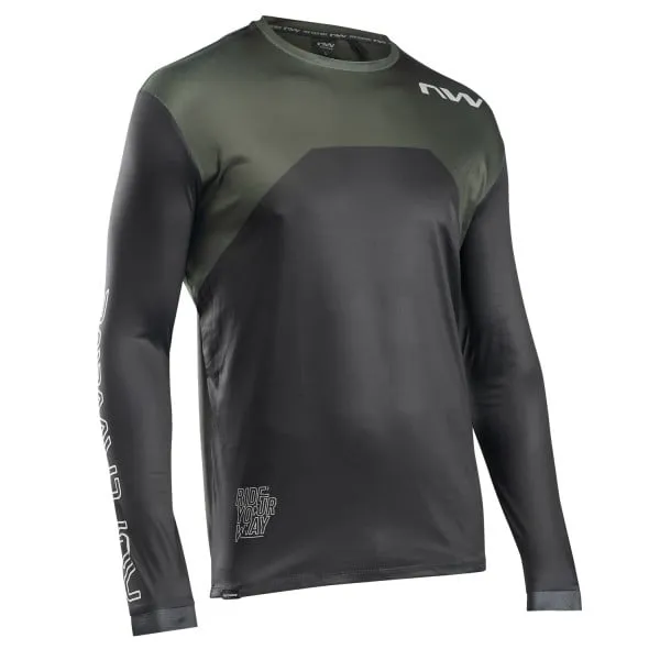 Northwave Sharp Cykeltröja Svart/Grön