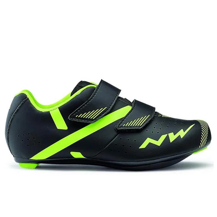 Northwave Torpedo 2 Landsvägscykelsko, Black / fluo yellow