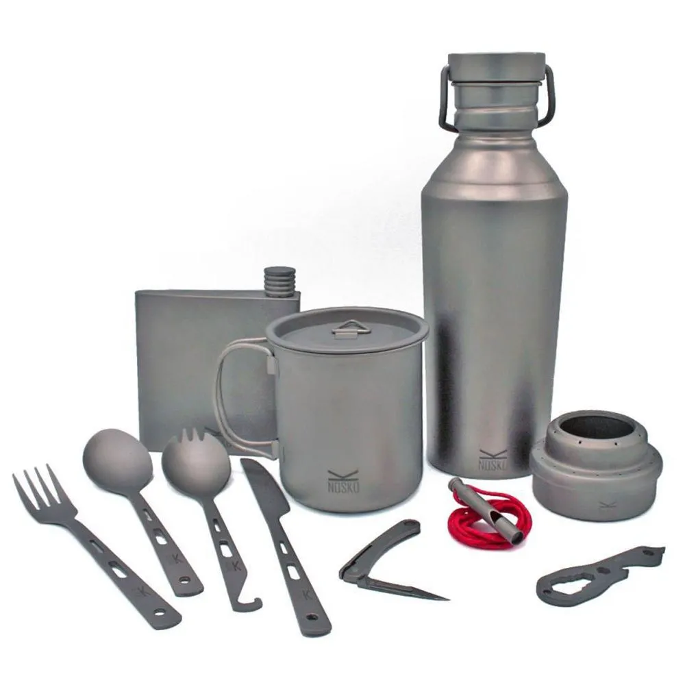 Nosko Titan Gr5-kök, Silver, One Size
