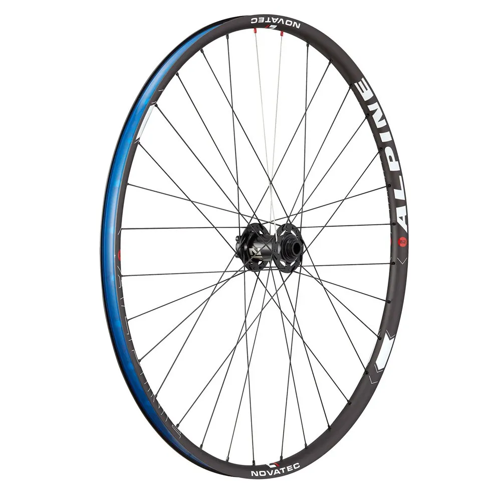 Novatec Alpine 29´´ 6b Disc Mtb-hjulset, Black, 15 x 100 / 12 x 142mm, Shimano/Sram HG