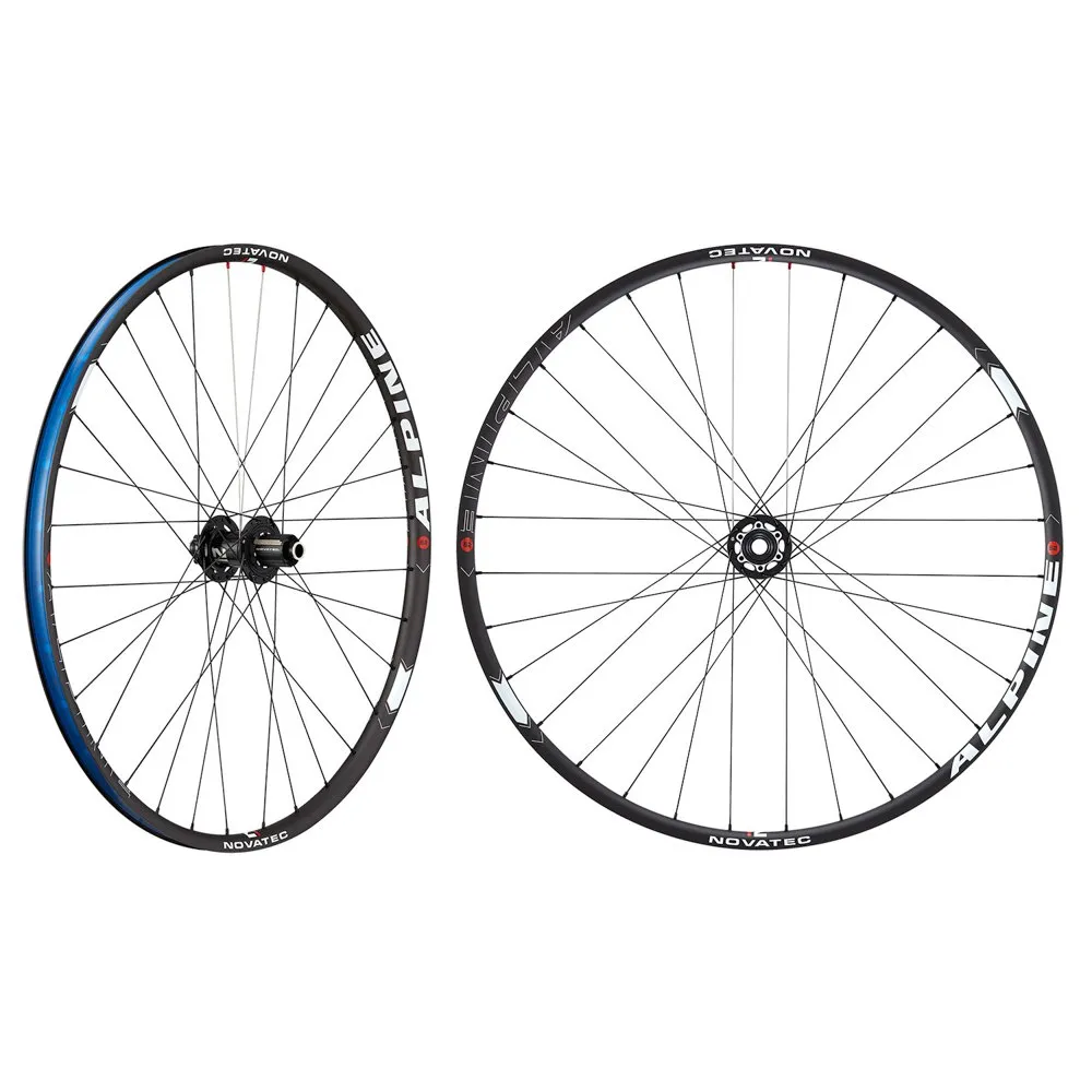 Novatec Alpine 29´´ 6b Disc Mtb-hjulset, Black, 15 x 100 / 12 x 142mm, Shimano/Sram HG