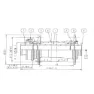Novatec D791sb-cl-15 Framnav, Black, 32H, 15 x 100mm