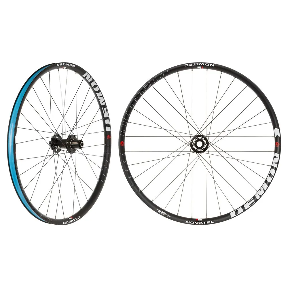 Novatec Demon 27.5´´ 6b Disc Mtb-hjulset, Black, 20 x 110 / 12 x 150mm, Shimano/Sram HG Novatec Demon 27.5´´ 6b Disc Mtb-hjulset, Black, 20 x 110 / 12 x 150mm, Shimano/Sram HG