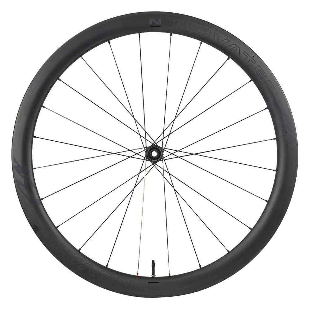 Novatec R4 Disc Cl Pro Tubeless Landsvägshjulset, Black, 12 x 100/142mm, Shimano/Sram HG