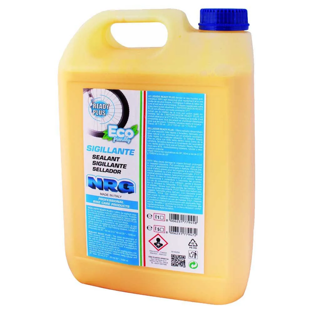 NRG Plus Slanglöst Tätningsmedel 5l, Yellow, One Size