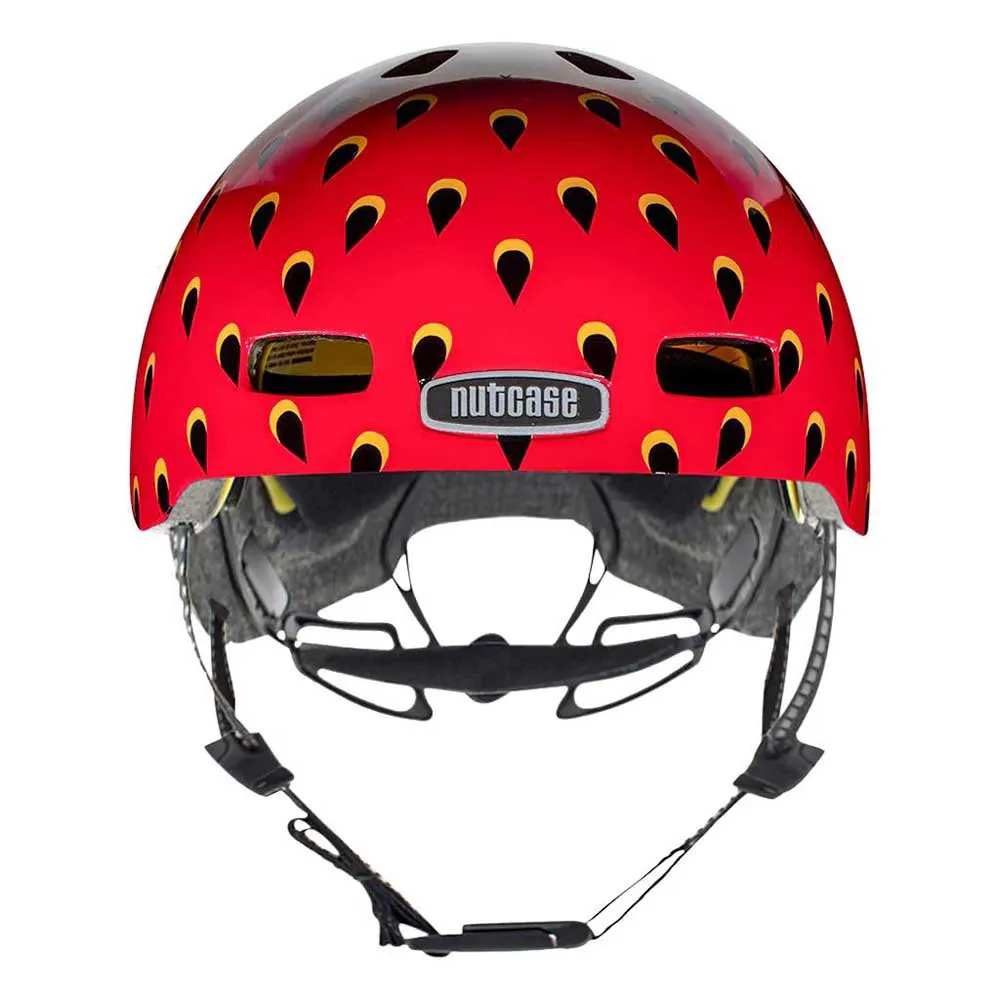 Nutcase Little Nutty Very Berry Mips Juniorhjälm, Red / Black Nutcase Little Nutty Very Berry Mips Juniorhjälm, Red / Black