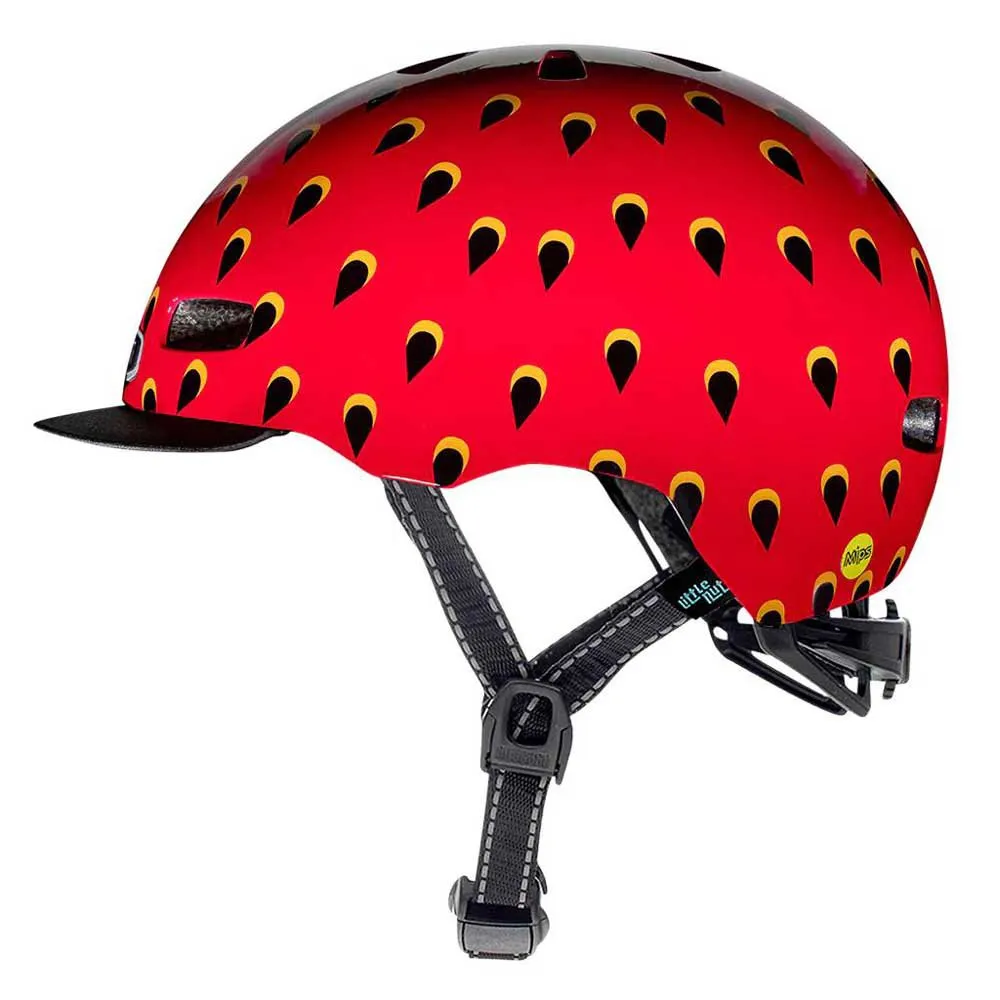 Nutcase Little Nutty Very Berry Mips Juniorhjälm, Red / Black Nutcase Little Nutty Very Berry Mips Juniorhjälm, Red / Black