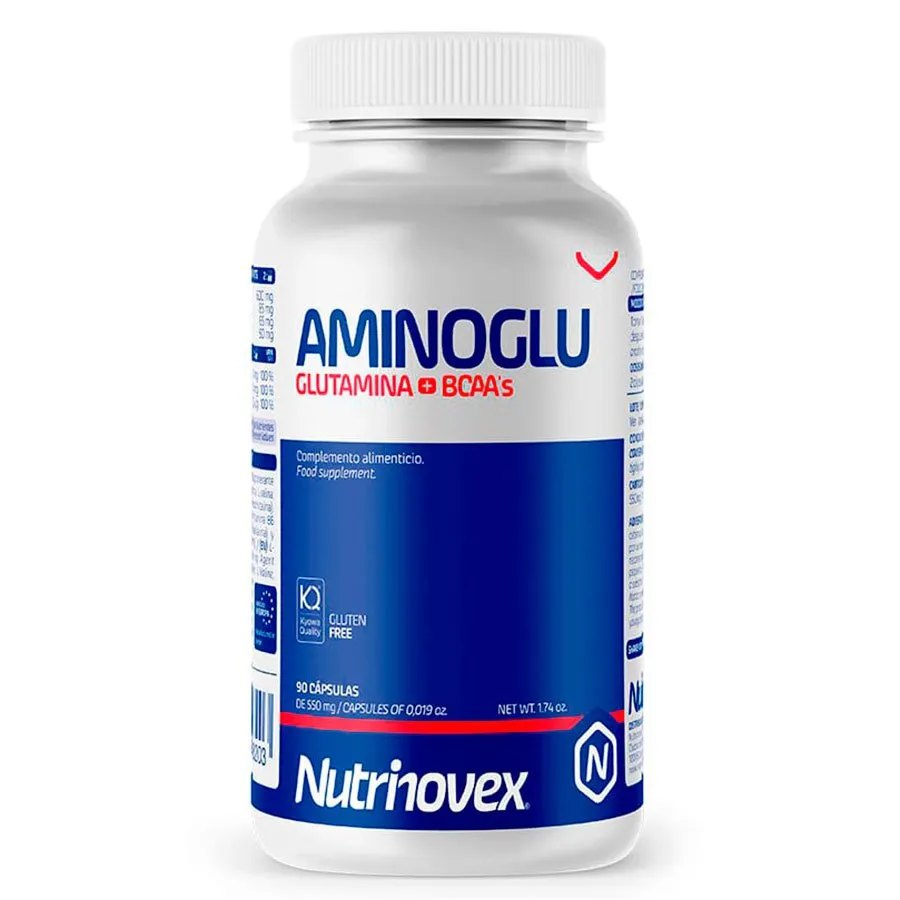Nutrinovex Aminoglu Kapslar Neutral Smak 90 Enheter, Clear, One Size