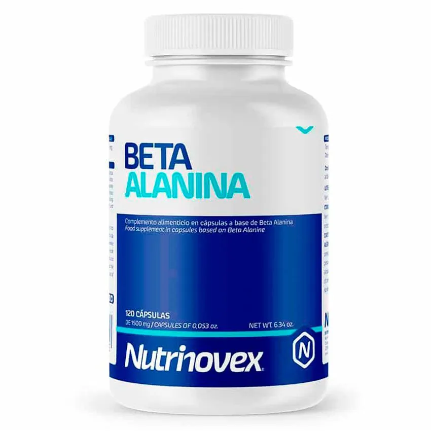 Nutrinovex Beta Alanina Kapslar Neutral Smak 120 Enheter, One size